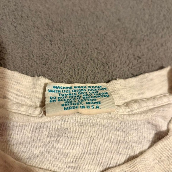 80s Nature Single Stitch T shirt in fair condition with some staining - Picture 3 of 5